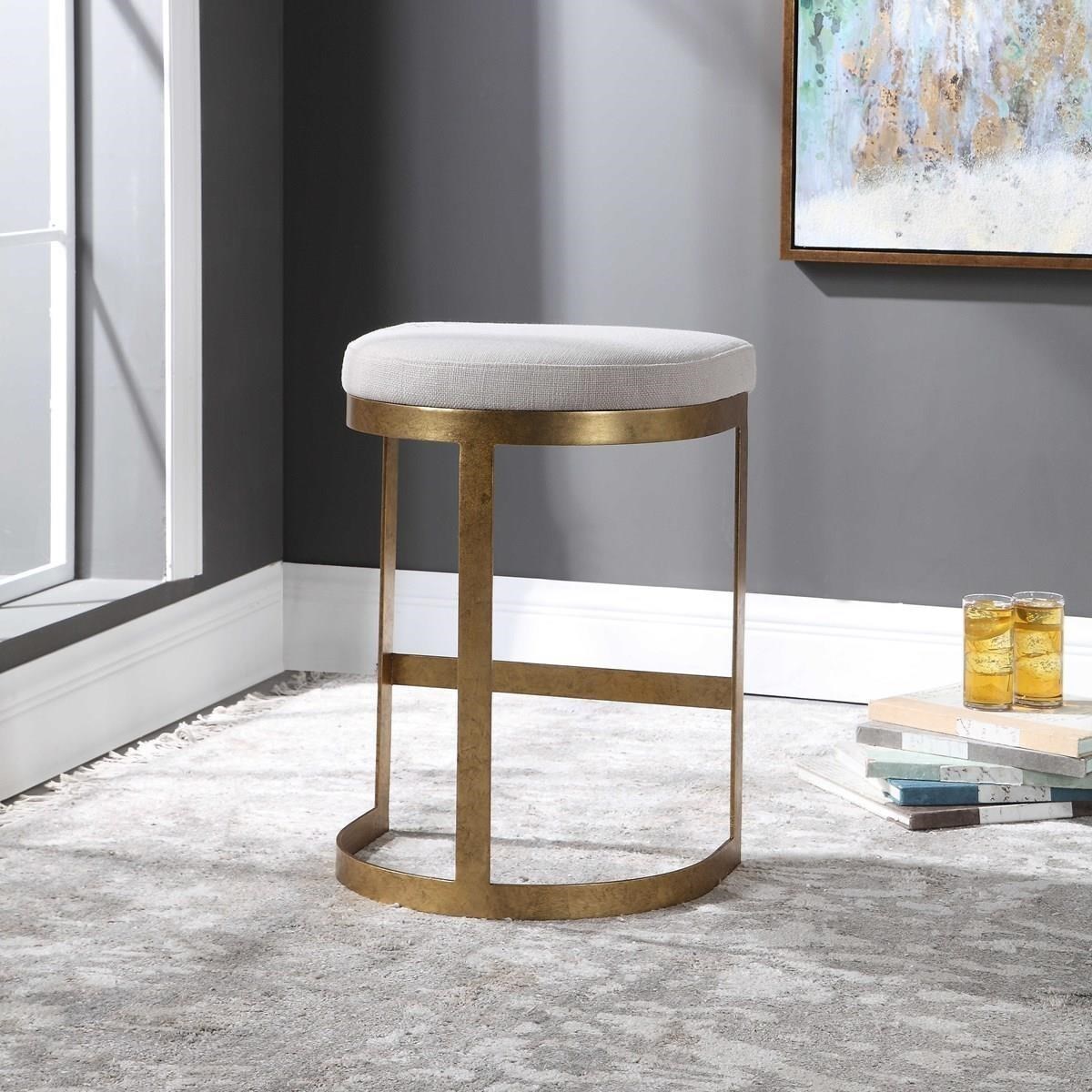 Uttermost Accent Furniture Stools 23523 Ivanna Modern Counter Stool